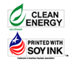CLEAN ENERGY　PRINTED WITH SONYINK